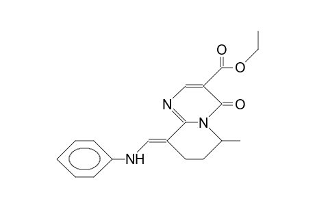 (9E)-4-keto-6-methyl-9-[(phenylamino)methylene]-7,8-dihydro-6H-pyrido[1,2-a]pyrimidine-3-carboxylic acid ethyl ester