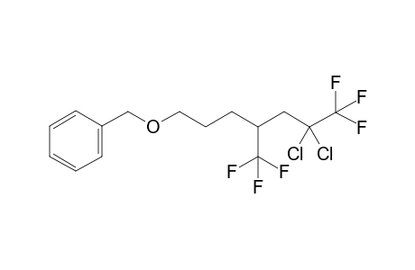 (((6,6-Dichloro-7,7,7-trifluoro-4-(trifluoromethyl)heptyl)oxy)methyl)benzene