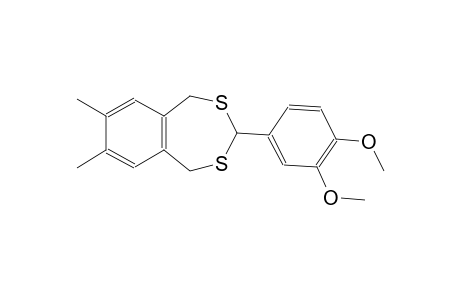 3-(3,4-Dimethoxy-phenyl)-7,8-dimethyl-1,5-dihydro-benzo[e][1,3]dithiepine