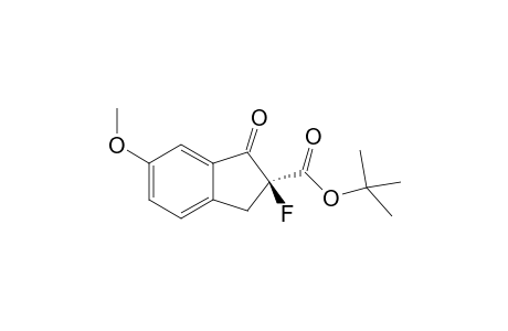 (S)-tert-butyl 2-fluoro-6-methoxy-1-oxo-2,3-dihydro-1H-indene-2-carboxylate