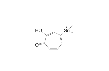 2-Hydroxy-4-trimethylstannylcyclohepta-2,4,6-trien-1-one