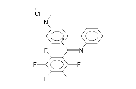 N-PHENYL[ALPHA-(4'-DIMETHYLAMINOPYRIDINIUM)]PENTAFLUOROBENZIMIDECHLORIDE