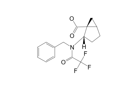(1R*,2R*)-2-[BENZYL-(TRIFLUOROACETYL)-AMINO]-BICYCLO-[3.1.0]-HEXANE-1-CARBOXYLIC-ACID;SECOND-ISOMER
