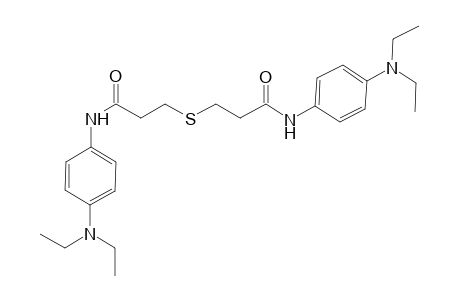 3-({3-[4-(diethylamino)anilino]-3-oxopropyl}sulfanyl)-N-[4-(diethylamino)phenyl]propanamide