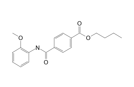 Terephthalic acid, monoamide, N-(2-methoxyphenyl)-, butyl ester