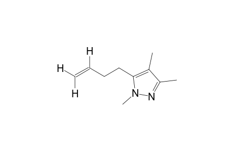 5-(3-butenyl)-1,3,4-trimethylpyrazole