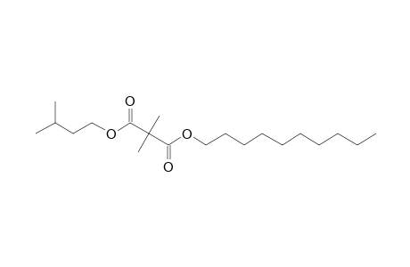 Dimethylmalonic acid, decyl 3-methylbutyl ester