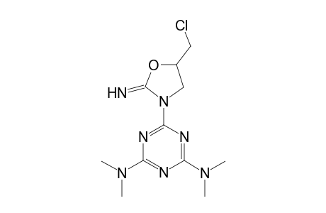 Oxazolidin-2-imine, 5-chloromethyl-3-[4,6-bis(dimethylamino)-1,3,5-triazin-2-yl]