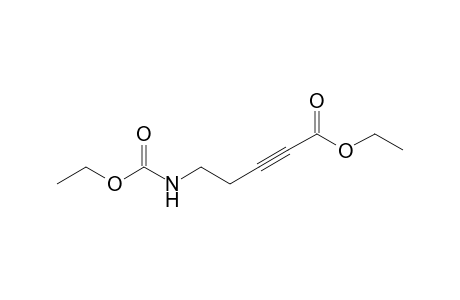 5-(carbethoxyamino)pent-2-ynoic acid ethyl ester