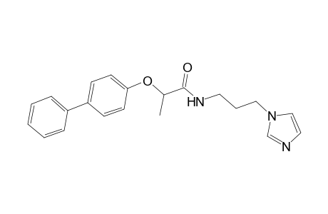 2-([1,1'-biphenyl]-4-yloxy)-N-[3-(1H-imidazol-1-yl)propyl]propanamide