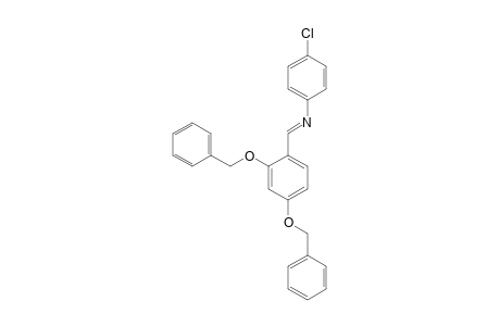 4-Chlorobenzene, 2,4-dibenzyloxybenzylidenamino-