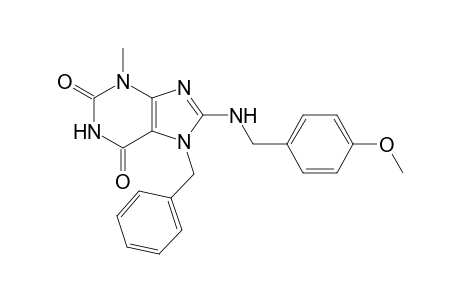 7-benzyl-8-[(4-methoxybenzyl)amino]-3-methyl-3,7-dihydro-1H-purine-2,6-dione