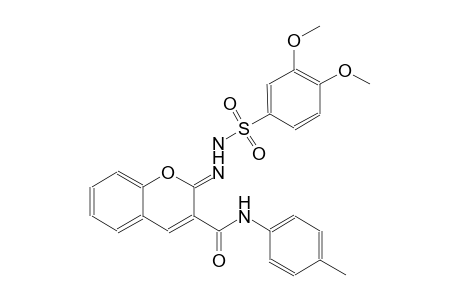 benzenesulfonic acid, 3,4-dimethoxy-, 2-[(2Z)-3-[[(4-methylphenyl)amino]carbonyl]-2H-1-benzopyran-2-ylidene]hydrazide