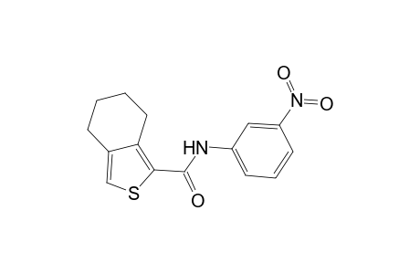 benzo[c]thiophene-1-carboxamide, 4,5,6,7-tetrahydro-N-(3-nitrophenyl)-
