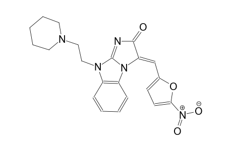 3H-imidazo[1,2-a]benzimidazol-2(9H)-one, 3-[(5-nitro-2-furanyl)methylene]-9-[2-(1-piperidinyl)ethyl]-, (3Z)-