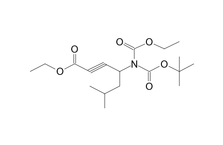 Ethyl 4-[(tert-butoxycarbonyl)(ethoxycarbonyl)amino]-6-methyl-2-heptynoate