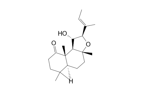 Naphtho[2,1-b]furan-9(3aH)-one, decahydro-1-hydroxy-3a,6,6,9a-tetramethyl-2-(1-methyl-1-propenyl)-, [1S-[1.alpha.,2.beta.(E),3a.beta.,5a.alpha.,9a.beta.,9b.alpha.]]-