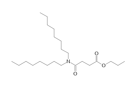 Succinic acid, monoamide, N,N-dioctyl-, propyl ester