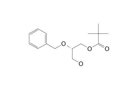 Propanoic acid, 2,2-dimethyl-, 3-hydroxy-2-(phenylmethoxy)propyl ester, (S)-