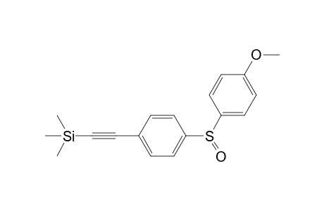 ({4-[(4-Methoxyphenyl)sulfinyl]phenyl}ethynyl)(trimethyl)silane