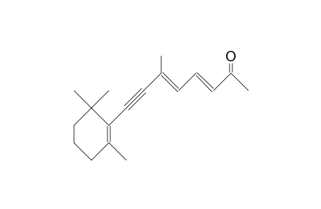 8-(2,6,6-Trimethyl-1-cyclohexenyl)-6-methyl-octa-trans-3,trans-5-dien-7-yn-2-one