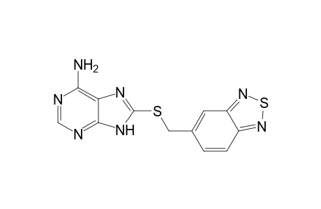8-[(2,1,3-Benzothiadiazol-5-ylmethyl)sulfanyl]-9H-purin-6-amine