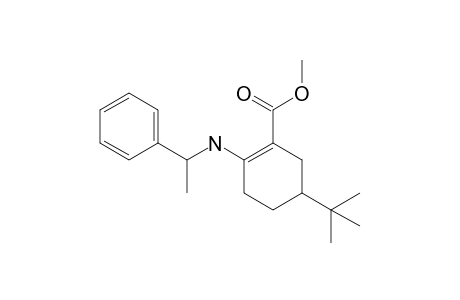 5-Tert-butyl-2-(1-phenylethylamino)-1-cyclohexenecarboxylic acid methyl ester