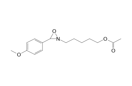Acetic acid, 5-[3-(4-methoxyphenyl)oxaziridin-2-yl]pentyl ester