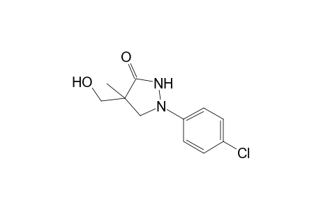 3-Pyrazolidinone, 1-(4-chlorophenyl)-4-(hydroxymethyl)-4-methyl-