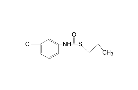 m-chlorothiocarbanilic acid, S-propyl ester