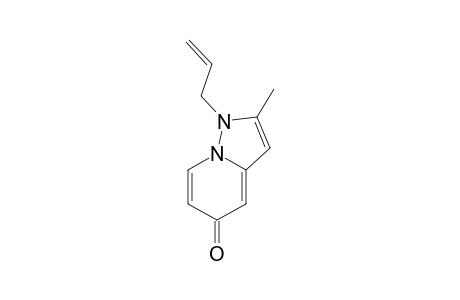 2-Methyl-1-(prop-2'-enyl)-1H-pyrazolo[1,5-a]pyridin-5-one