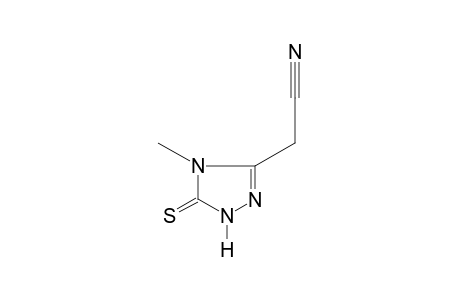 4-methyl-5-thioxo-delta^2-1,2,4-triazoline-3-acetonitrile