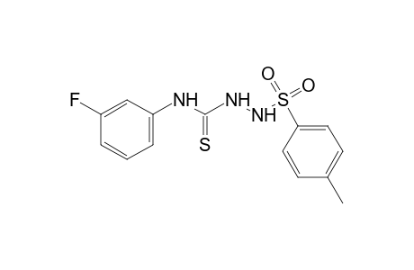 4-(m-fluorophenyl)-1-(p-tolylsulfonyl)-3-thiosemicarbazide