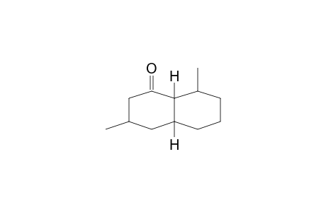 1(2H)-NAPHTHALENONE, OCTAHYDRO-3,8-DIMETHYL-