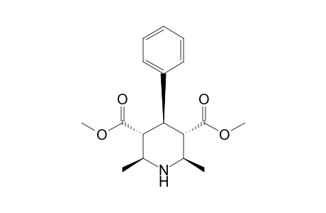 2,6-dimethyl-4-phenyl-3,5-piperidinedicarboxylic acid, dimethyl ester (all trans-)