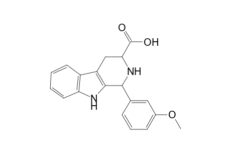 2,3,4,9-Tetrahydro-1-(3-methoxyphenyl)-1H-pyrido[3,4-b]indole-3-carboxylic acid