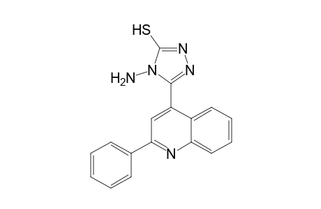 4-Amino-5-mercapto-3-(2-phenylquinolin-4-yl)-1,2,4-triazole