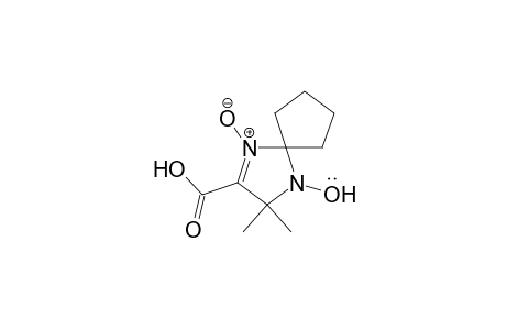 1,4-Diazaspiro[4.4]non-3-en-1-yloxy, 3-carboxy-2,2-dimethyl-, 4-oxide