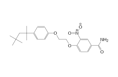 3-nitro-4-{2-[p-(1,1,3,3-tetramethylbutyl)phenoxy]ethoxy}benzamide