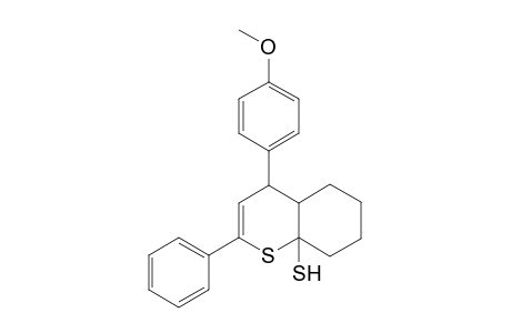 4-(4-Methoxyphenyl)-2-phenyl-4,4a,5,6,7,8-hexahydro-1-benzothiopyran-8a-thiol