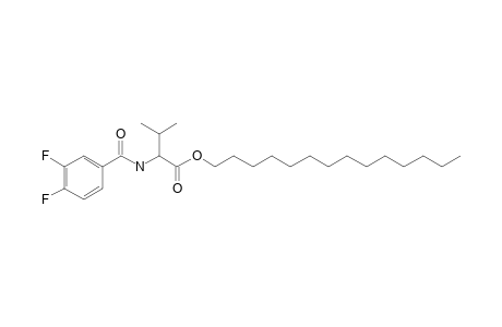 L-Valine, N-(3,4-difluorobenzoyl)-, tetradecyl ester