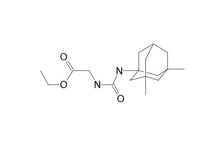 Ethyl 2-{[(3,5-dimethyladamantan-1-yl)carbamoyl]amino}acetate