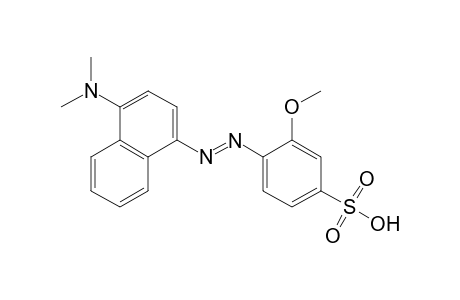 4-{[4-(dimethylamino)-1-naphthyl)-1-naphthyl]azo}-3-methoxybenzenesulfonic acid