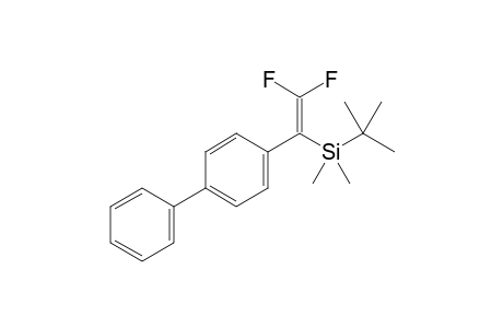 t-Butyldimethylsilyl-2,2-difluoro-1-(4-phenylphenyl)ethene