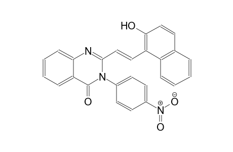 2-[(E)-2-(2-hydroxy-1-naphthyl)ethenyl]-3-(4-nitrophenyl)-4(3H)-quinazolinone