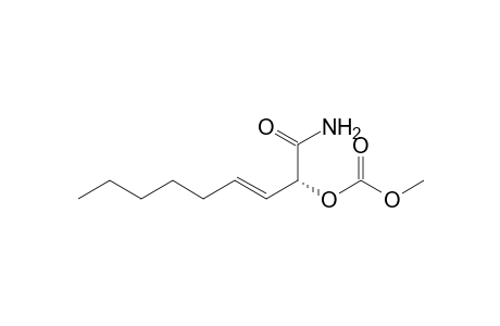 (R)-2-(Methoxycarbonyloxy)non-3-enamide