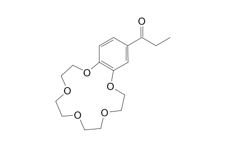 1-(2,5,8,11,14-pentaoxabicyclo[13.4.0]nonadeca-1(15),16,18-trien-17-yl)-1-propanone
