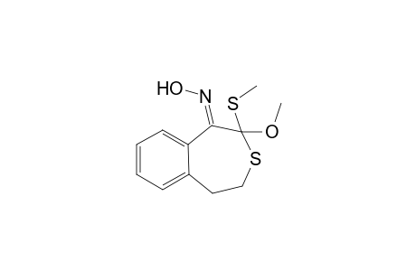 (NE)-N-(4-methoxy-4-methylsulfanyl-1,2-dihydro-3-benzothiepin-5-ylidene)hydroxylamine