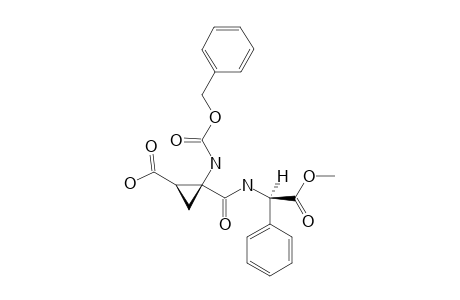 Methyl (1S,2R)-(-)-1-[N-(benzyloxycarbonyl)amino]-2-carboxycyclopropyl-1-carbonyl-N-[(R)-2-phenylglycinate]