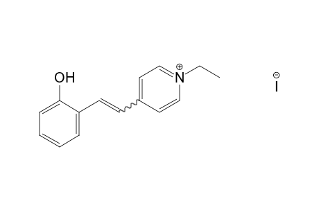 1-ethyl-4-(o-hydroxystyryl)pyridinium iodide